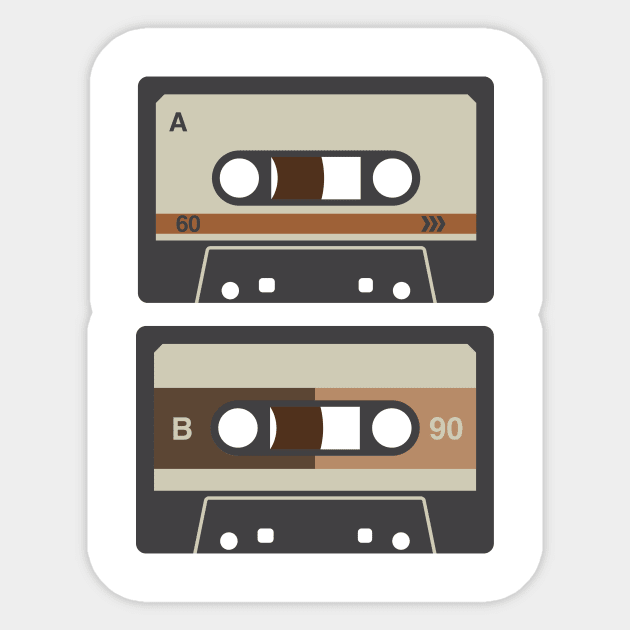 Old School Cassette Sticker by CoreDJ Sherman